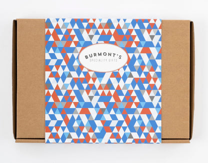 Gourmet Chocolate Pizza Slices Selection Gift Box - Three Individual Slices - Salted Caramel, Crunchy Munchy & Heavenly Honeycomb - Hamper Exclusive To Burmont's - Chocolate Gifts Heaven