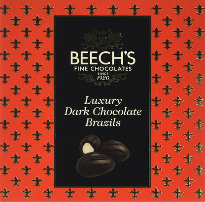 Beech's Fine Chocolate Luxury Dark Chocolate Brazils 90 g - Chocolate Gifts Heaven