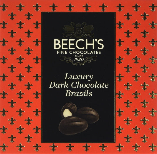 Beech's Fine Chocolate Luxury Dark Chocolate Brazils 90 g - Chocolate Gifts Heaven