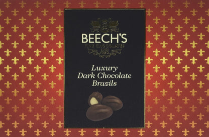 Beech's Fine Chocolate Dark Chocolate Brazils, 145 g - Chocolate Gifts Heaven