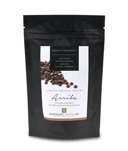 Arriba, 39% Single Origin Milk Chocolate Drops - Chocolate Gifts Heaven