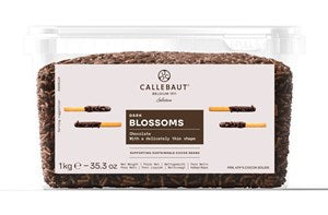 Callebaut dark chocolate blossoms (curls)