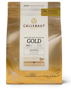 Callebaut Gold chocolate chips (callets) - Chocolate Gifts Heaven