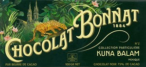 Bonnat, Kuna Balam, 75% dark chocolate bar - Chocolate Gifts Heaven