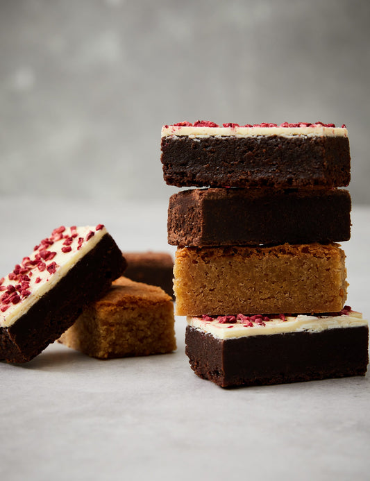 Brownie & Blondie Mini Selection Letterbox Gift - Chocolate Gifts Heaven