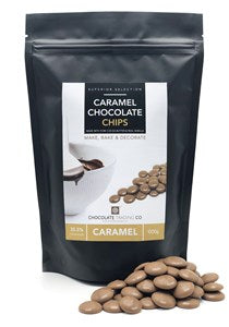 Caramel chocolate chips - Large 1000g bag