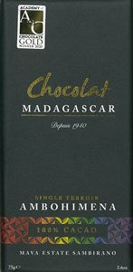 Chocolat Madagascar, Ambohimena, 100% dark chocolate bar - Chocolate Gifts Heaven