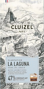 Cluizel, La Laguna, 47% milk chocolate bar - Chocolate Gifts Heaven