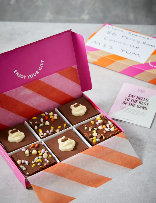 Colin the Caterpillar Chocolate Brownies Letterbox Gift - Chocolate Gifts Heaven