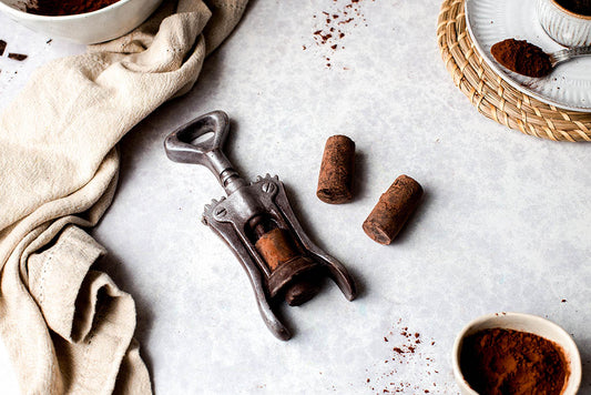 Wine Lovers Chocolate Gift Set – Corkscrew & 2 Wine Cork Gift Box