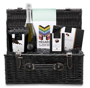 Personalised Chocolate Gift Hamper (wicker) - Chocolate Gifts Heaven
