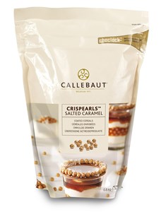 Callebaut salted caramel chocolate pearls (Crispearls) - Chocolate Gifts Heaven