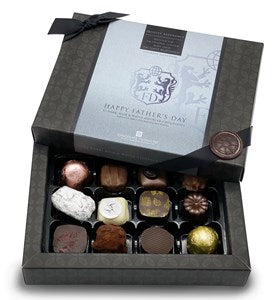 Father's Day 12 Chocolate Gift Box - Personalised 12 Box Assorted - Chocolate Gifts Heaven