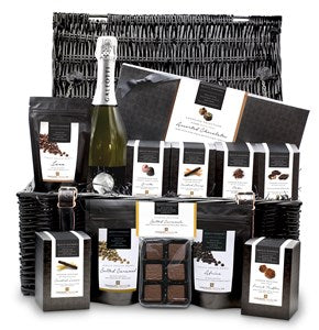 Grand Superior Chocolate Large Wicker Gift Hamper - Chocolate Gifts Heaven