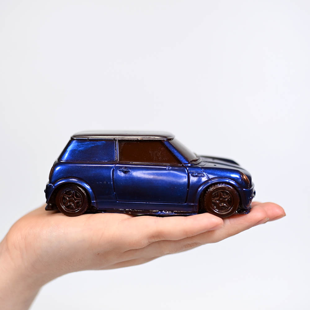 Chocolate Scale Model Mini Cooper Car