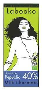 Zotter, Labooko Dominican Republic, 40% milk chocolate bar - Chocolate Gifts Heaven