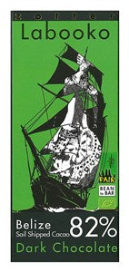 Zotter, Labooko Belize Toledo, 82% dark chocolate bar - Chocolate Gifts Heaven
