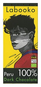 Zotter, Labooko Peru, 100% dark chocolate bar - Chocolate Gifts Heaven