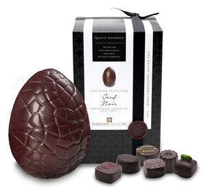 Oeuf Noir, Superior Selection dark chocolates Easter egg - Small 166g