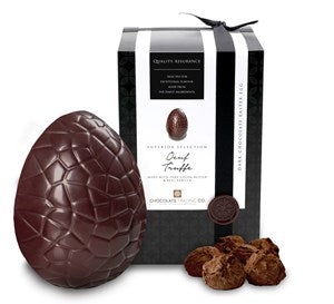Oeuf Truffe, Superior Selection, French chocolate truffles Easter egg - Large 329g