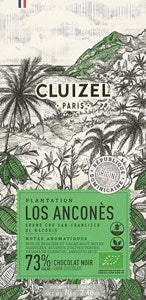 Cluizel Los Ancones, 73% dark chocolate bar - Chocolate Gifts Heaven