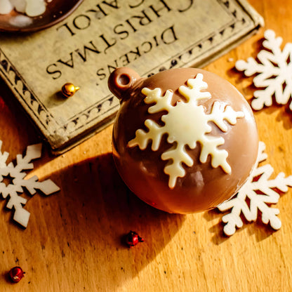 Luxury Handmade Chocolate Christmas Bauble