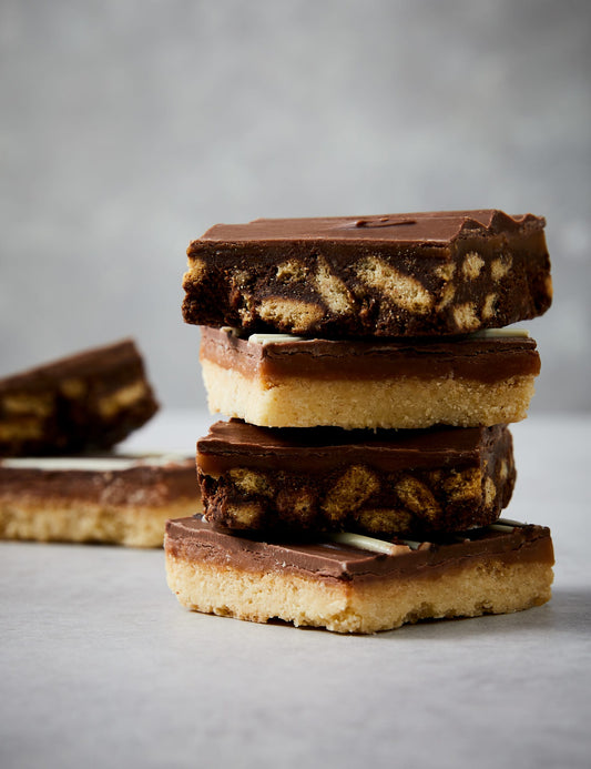 Millionaire's Shortbread & 3 Salted Caramel Chocolate Tiffin Letterbox Gift - Chocolate Gifts Heaven