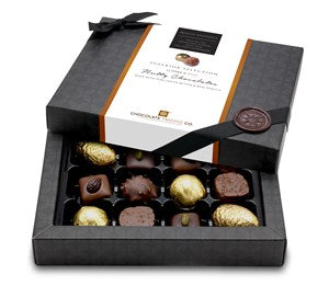 Nutty Selection 12/18/24 Chocolate Gift Box - Personalised 12 Box - Chocolate Gifts Heaven