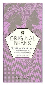 Original Beans, Femmes de Virunga, 55% milk chocolate bar - Chocolate Gifts Heaven