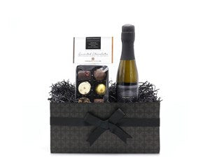 Chocolate and Prosecco Mini Gift Hamper - Chocolate Gifts Heaven