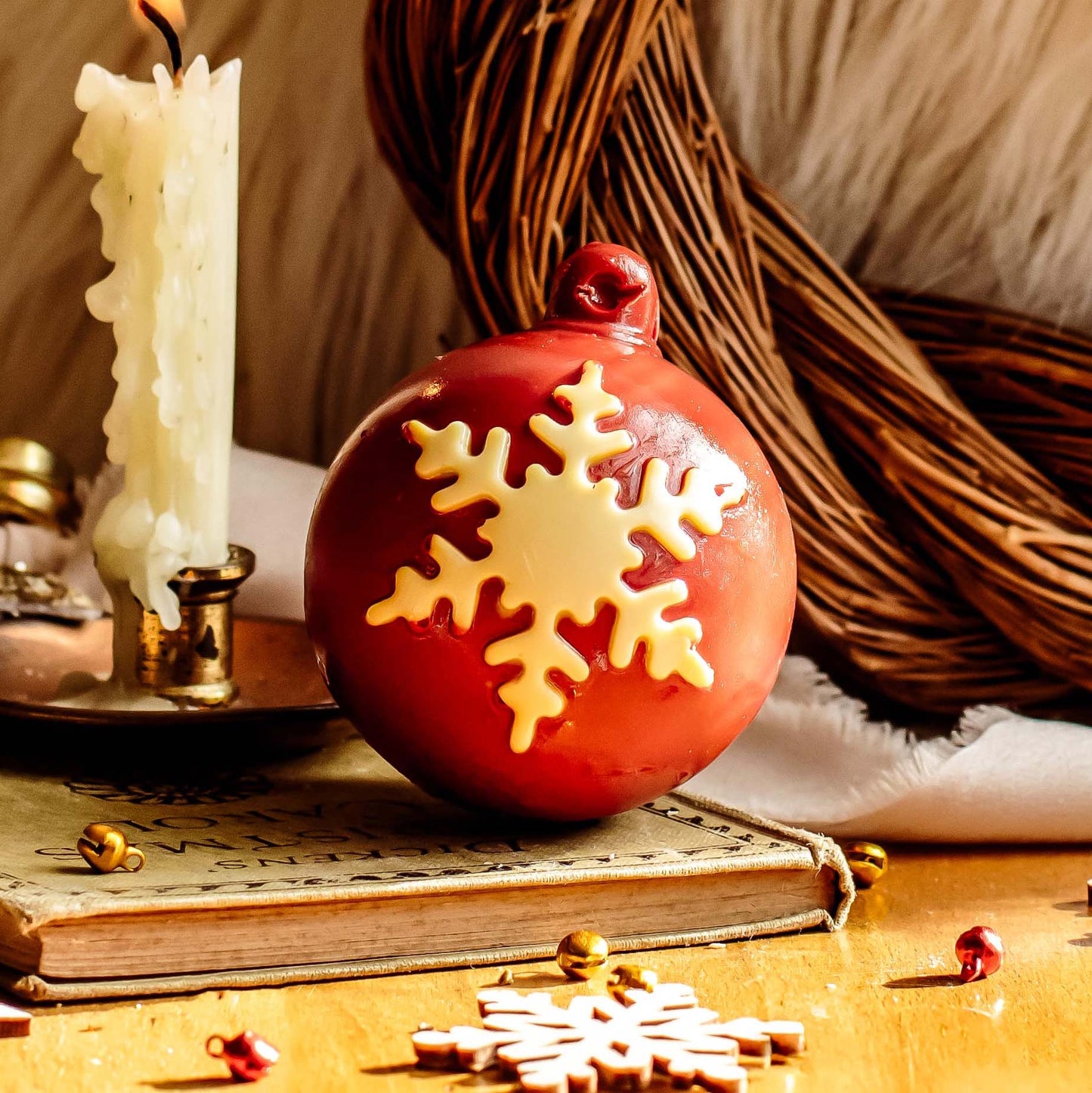 Luxury Handmade Chocolate Christmas Bauble