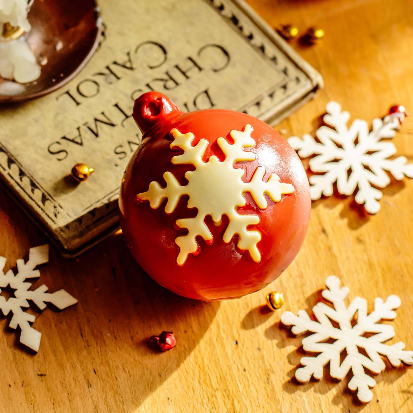 Luxury Handmade Chocolate Christmas Bauble