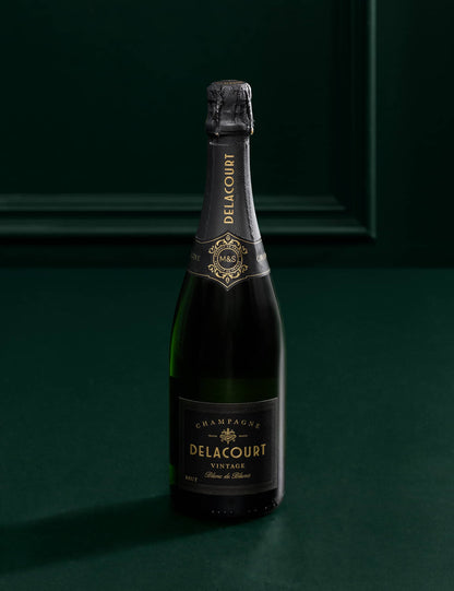 Red Freedom® Rose & Eucalyptus Bouquet with Vintage Champagne