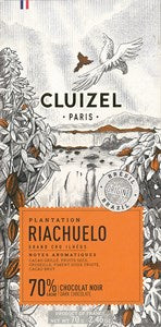 Cluizel Riachuelo, 70% dark chocolate bar - Chocolate Gifts Heaven