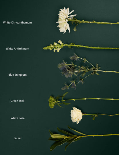 Rose & Thistle Bouquet with Chocolate Florentines - Chocolate Gifts Heaven