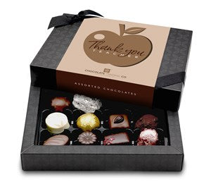 Thank You Teacher 12 Assorted Chocolate Gift Box - Chocolate Gifts Heaven