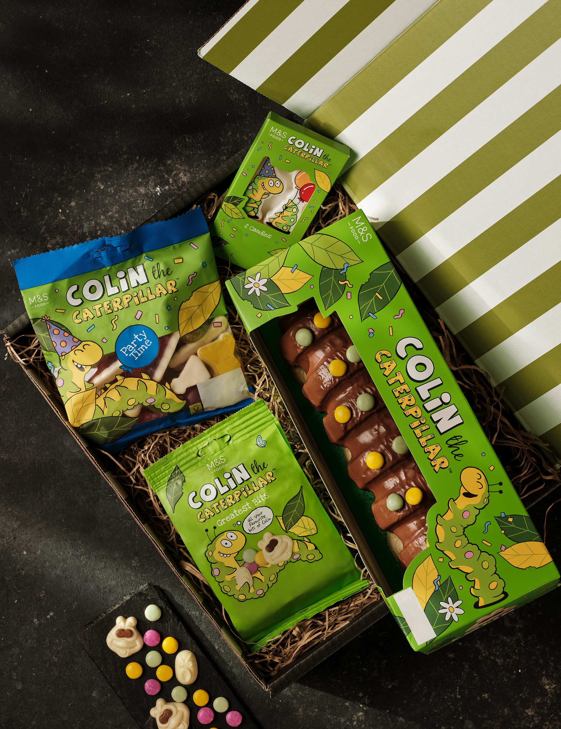 The Colin the Caterpillar™ Birthday Cake Gift - Chocolate Gifts Heaven
