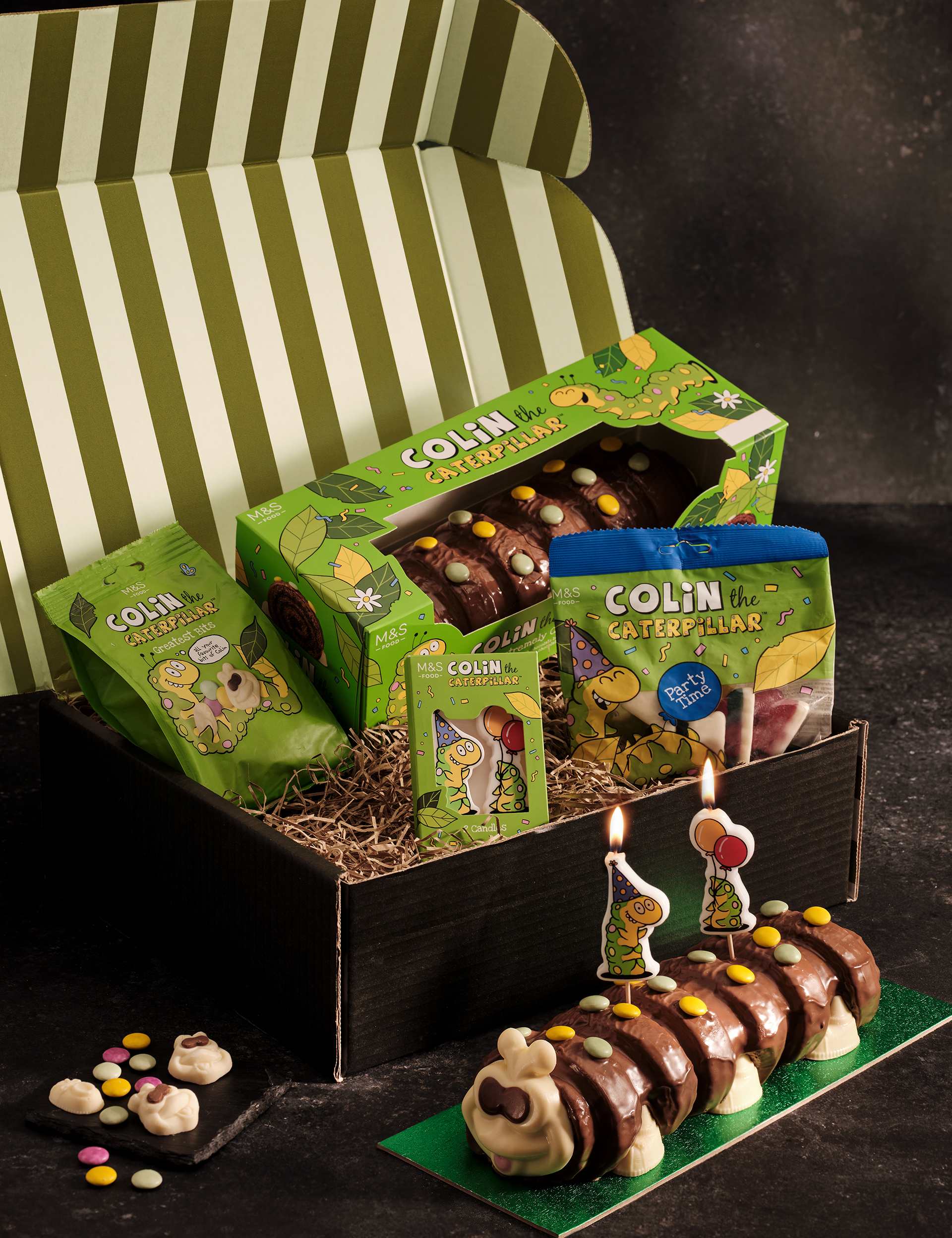 The Colin the Caterpillar™ Birthday Cake Gift - Chocolate Gifts Heaven