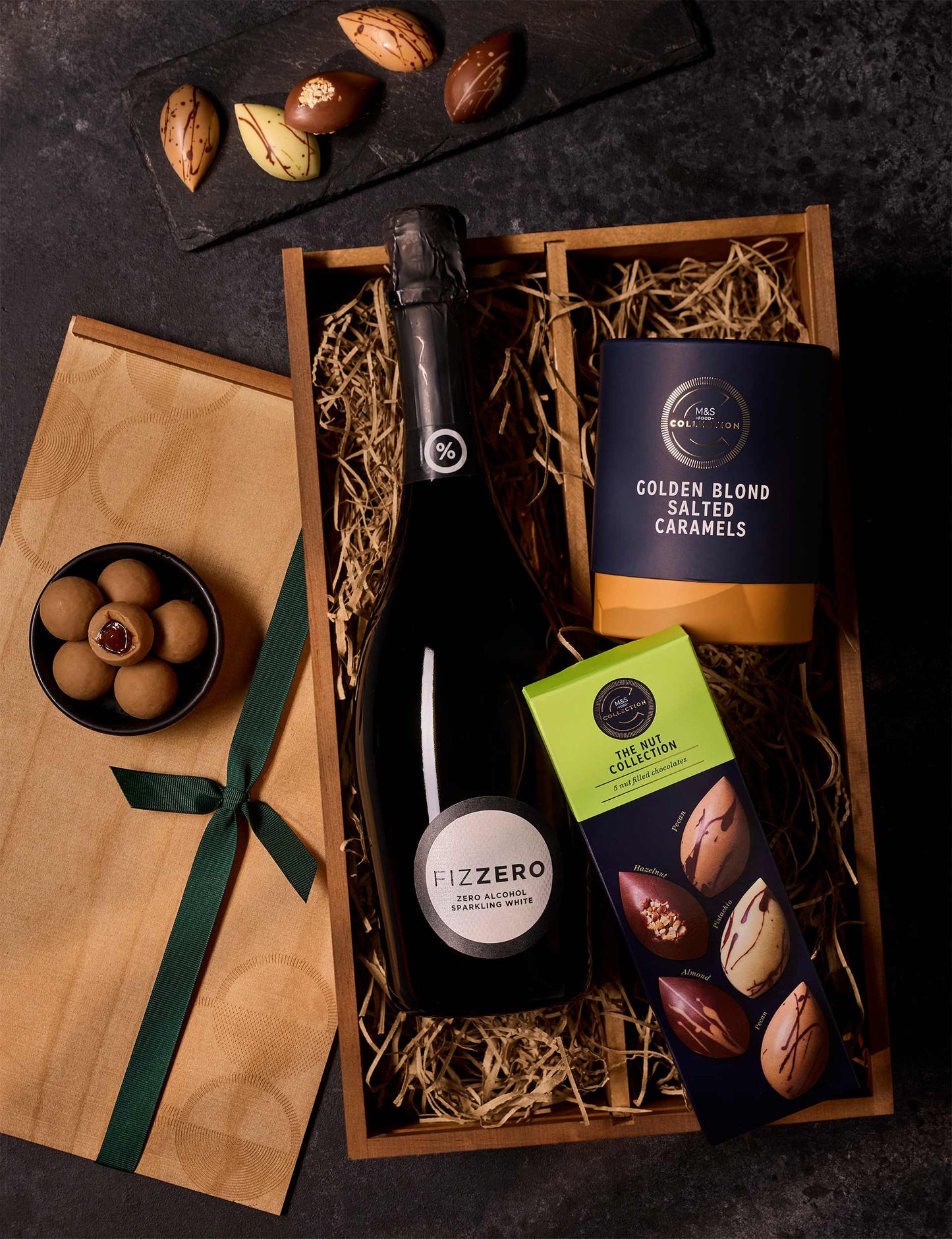 The Fizzero & Chocolate Gift Box - Chocolate Gifts Heaven