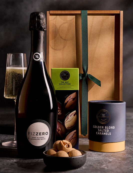 The Fizzero & Chocolate Gift Box - Chocolate Gifts Heaven