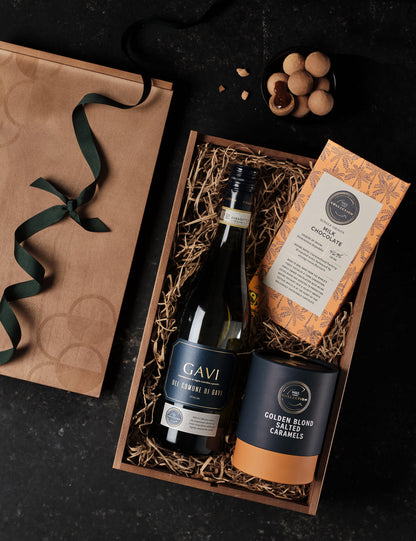 The White Wine & Chocolate Gift Box