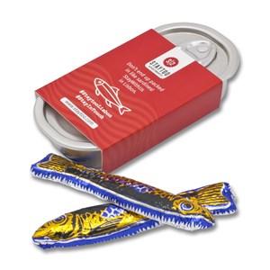 Branded Tin of Chocolate Sardines - Chocolate Gifts Heaven
