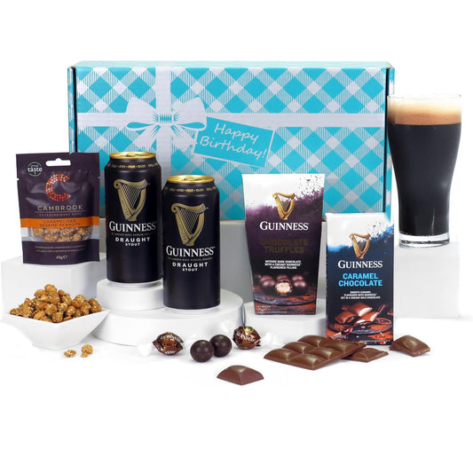 Irish Stout Beer & Chocolate Gift Set with Snacks