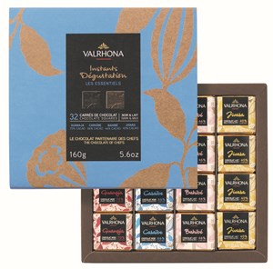 Valrhona, Les Essentiels, Assorted Chocolate Tasting Squares 160g