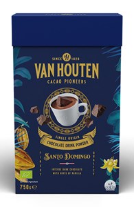 Van Houten (Callebaut) Santo Domingo Dark Drinking Chocolate - Chocolate Gifts Heaven