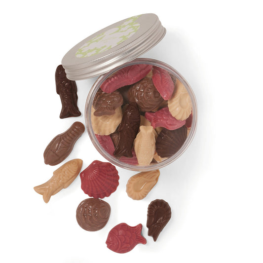 Easter chocolate, 1 large jar of chocolate figures High-end gourmet chocolate.