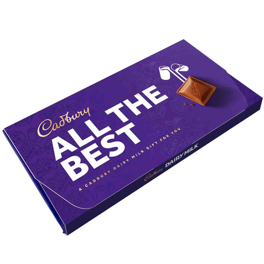 Cadbury All the best Dairy Milk Chocolate Bar with Gift Envelope - Chocolate Gifts Heaven