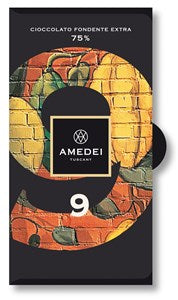 Amedei No.9, 75% dark chocolate bar - Chocolate Gifts Heaven