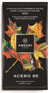 Amedei, Acero 95% dark chocolate bar - Chocolate Gifts Heaven