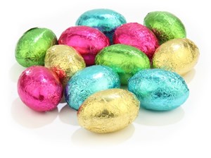 Mixed colours mini Easter eggs - Bulk bag of 620 (approx.) - Chocolate Gifts Heaven